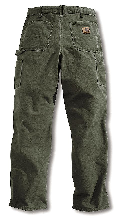 Moss Carpenter Jean by Carhartt, featuring durable denim fabric and a relaxed fit for men's casual wear.