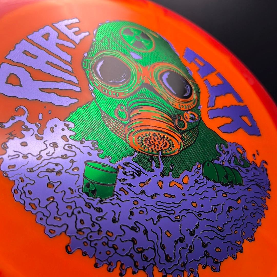 Rare Air Discs Halo S-Blend Czar disc golf disc, First Run Radioactive Man Edition with vibrant design and durable S-Blend plastic.