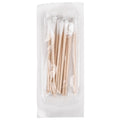 Alpenglow Cotton Tip Applicators, 3 inches long, packed in a bag of 10, ideal for first aid and hygiene use.