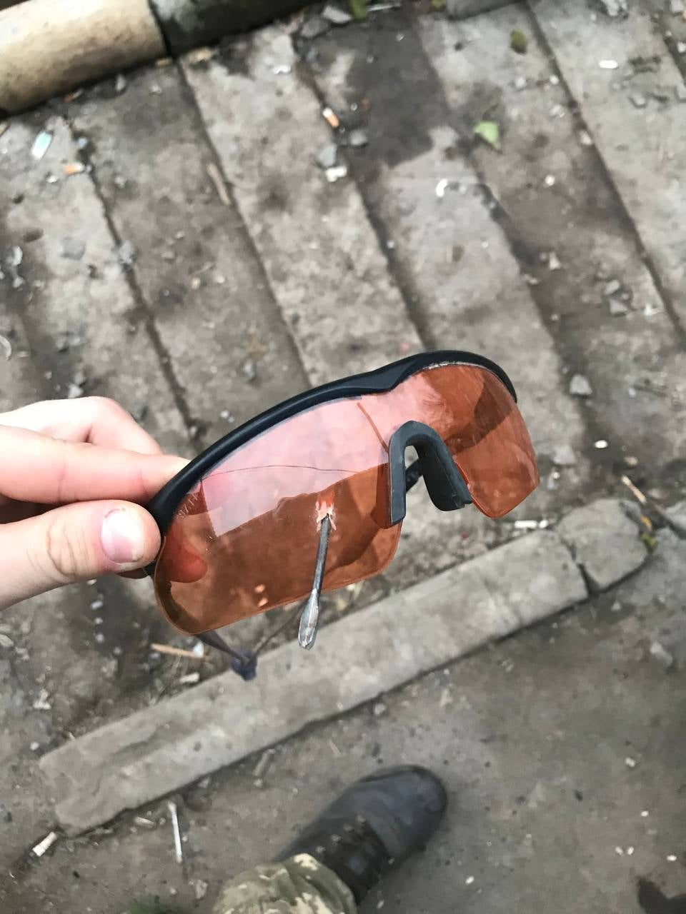 SwissEye® Raptor ballistic sunglasses with a sleek design and tinted lenses, ideal for outdoor activities.