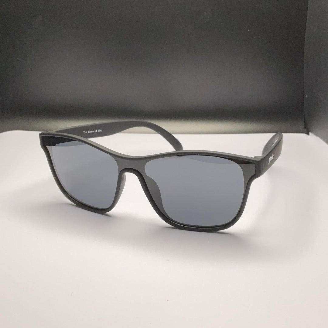 Rare Air Discs "The Future Is Void" VRG premium sunglasses, stylish accessories with dark tinted lenses and modern frame design.