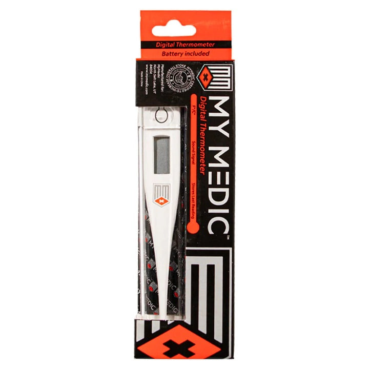Alpenglow My Medic thermometer with digital display and sleek design, ideal for accurate temperature readings.