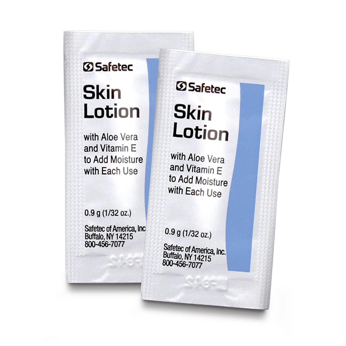 Alpenglow Skin Lotion packets for first aid, featuring multiple 0.9 gm individual packages for easy application.