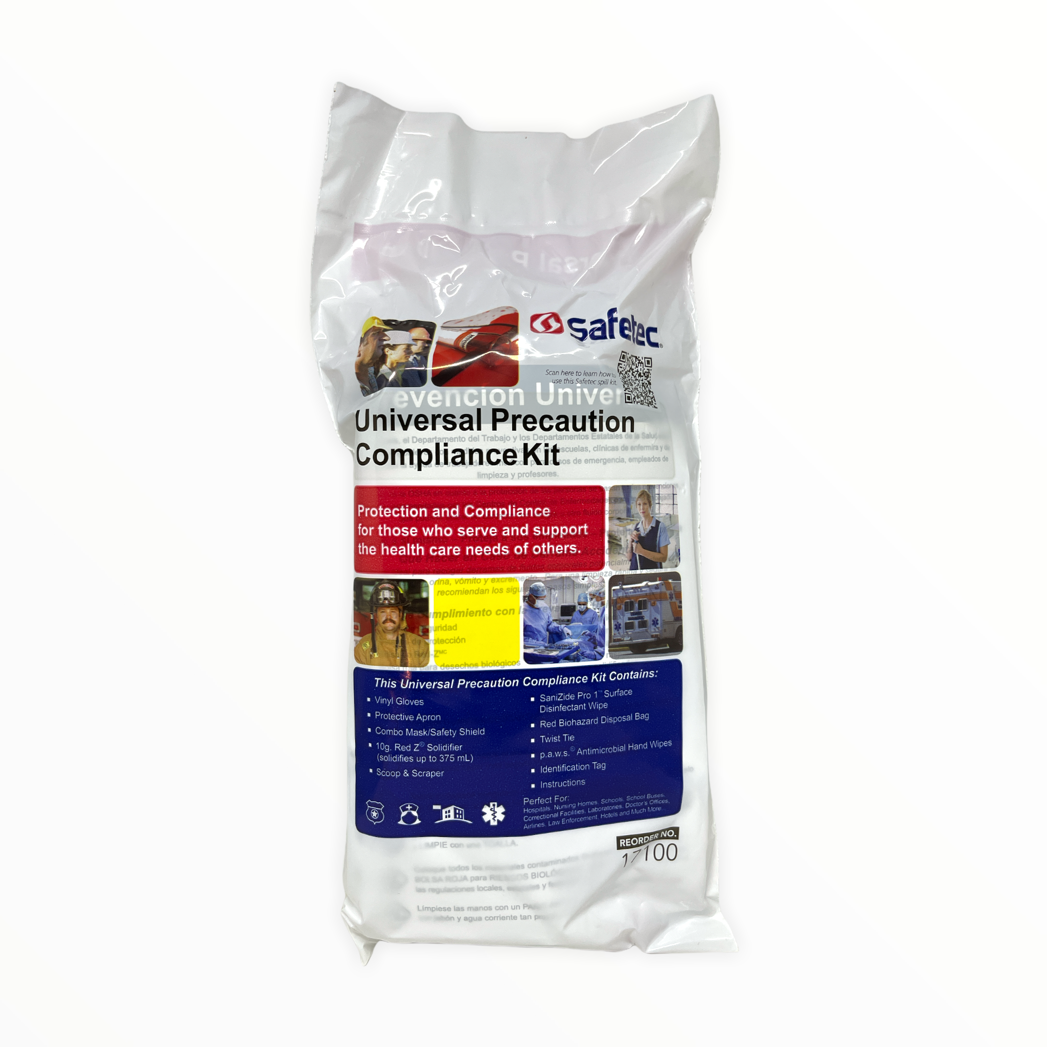 Universal Precaution Compliance Kit by Alpenglow Readiness Supply, featuring essential first aid supplies for safety.