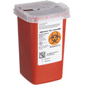 Alpenglow Readiness Supply 1 Qt sharps container designed for safe disposal of medical needles and sharp objects.