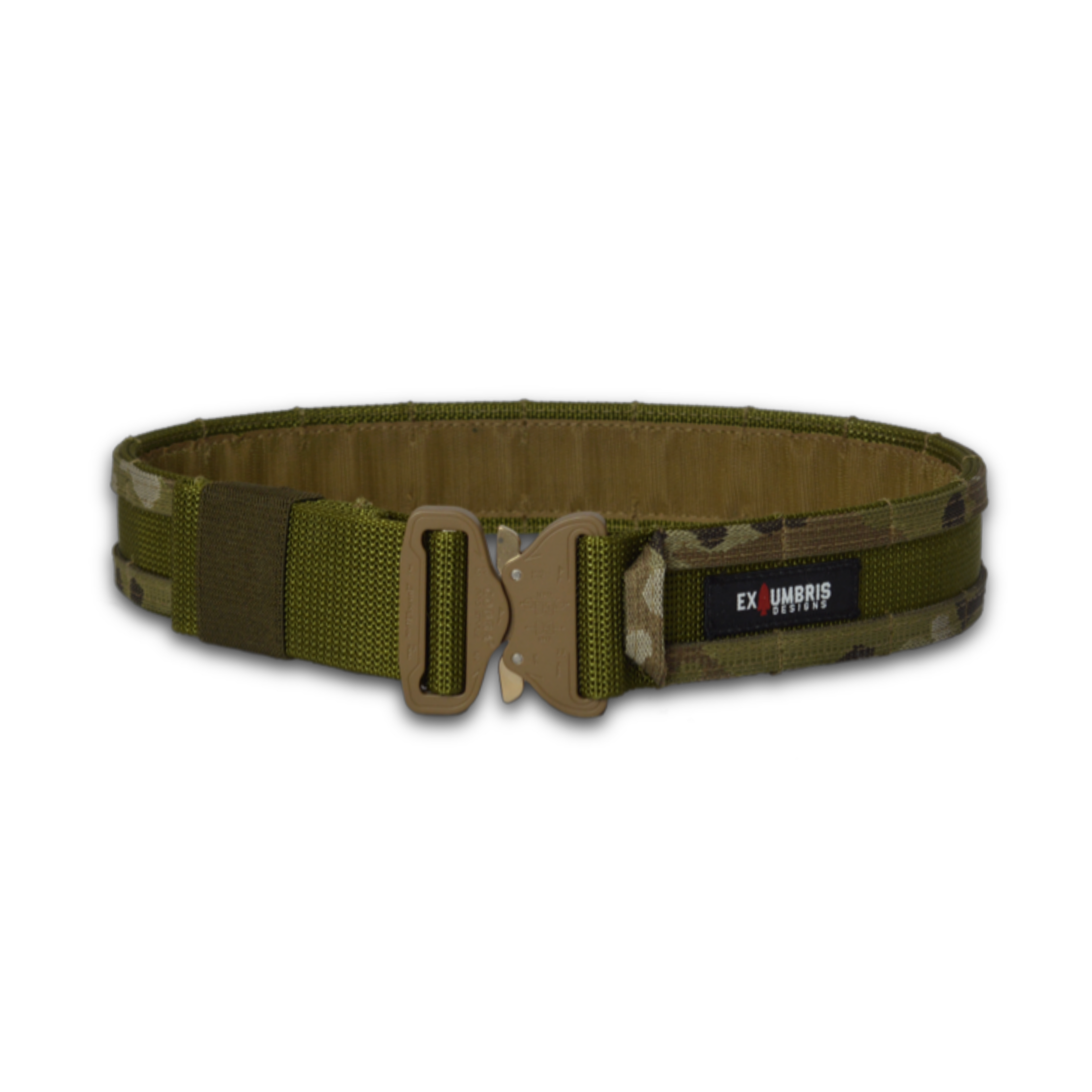 2” Assault Belt - MultiCam/OD Green w/Brown Buckle - OVERLANDERS Outfitter