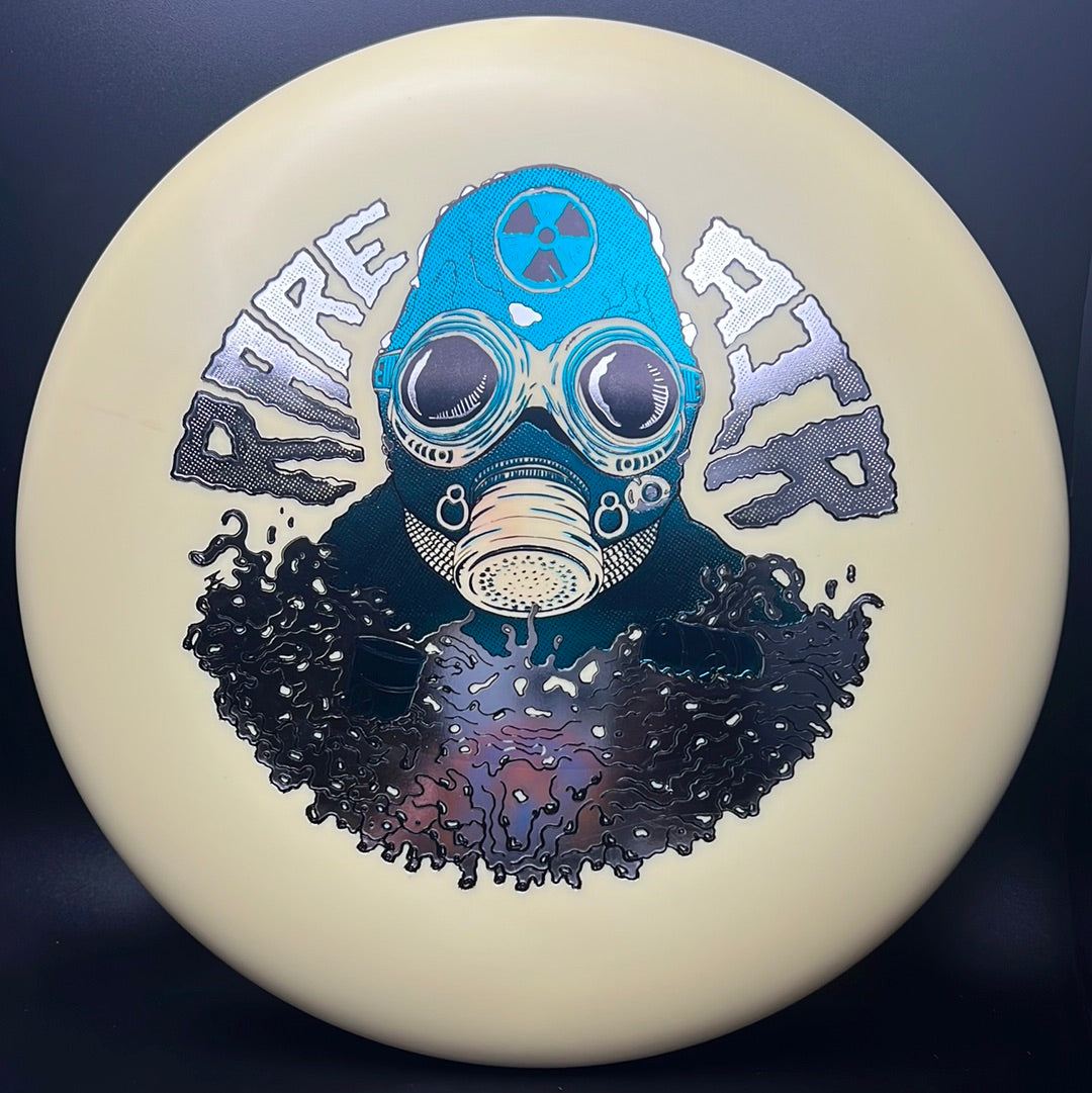 Rare Air Discs Forged Pace First Run Radioactive Man Edition disc golf disc with vibrant design and bold graphics.