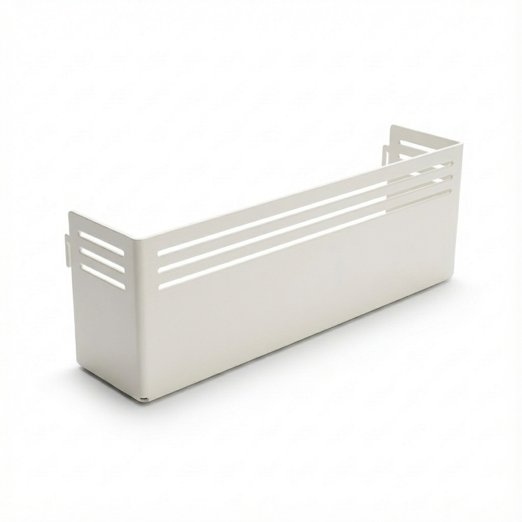 Canyon Adventure Vans CAV MOLLE Panel Shelf, made in Utah, with multiple attachment points and sturdy construction for storage.