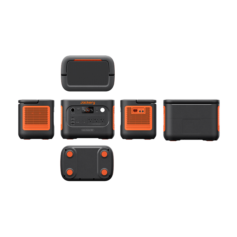 Jackery Solar Generator 1500 v2 with portable design and solar panels, ideal for outdoor power needs.