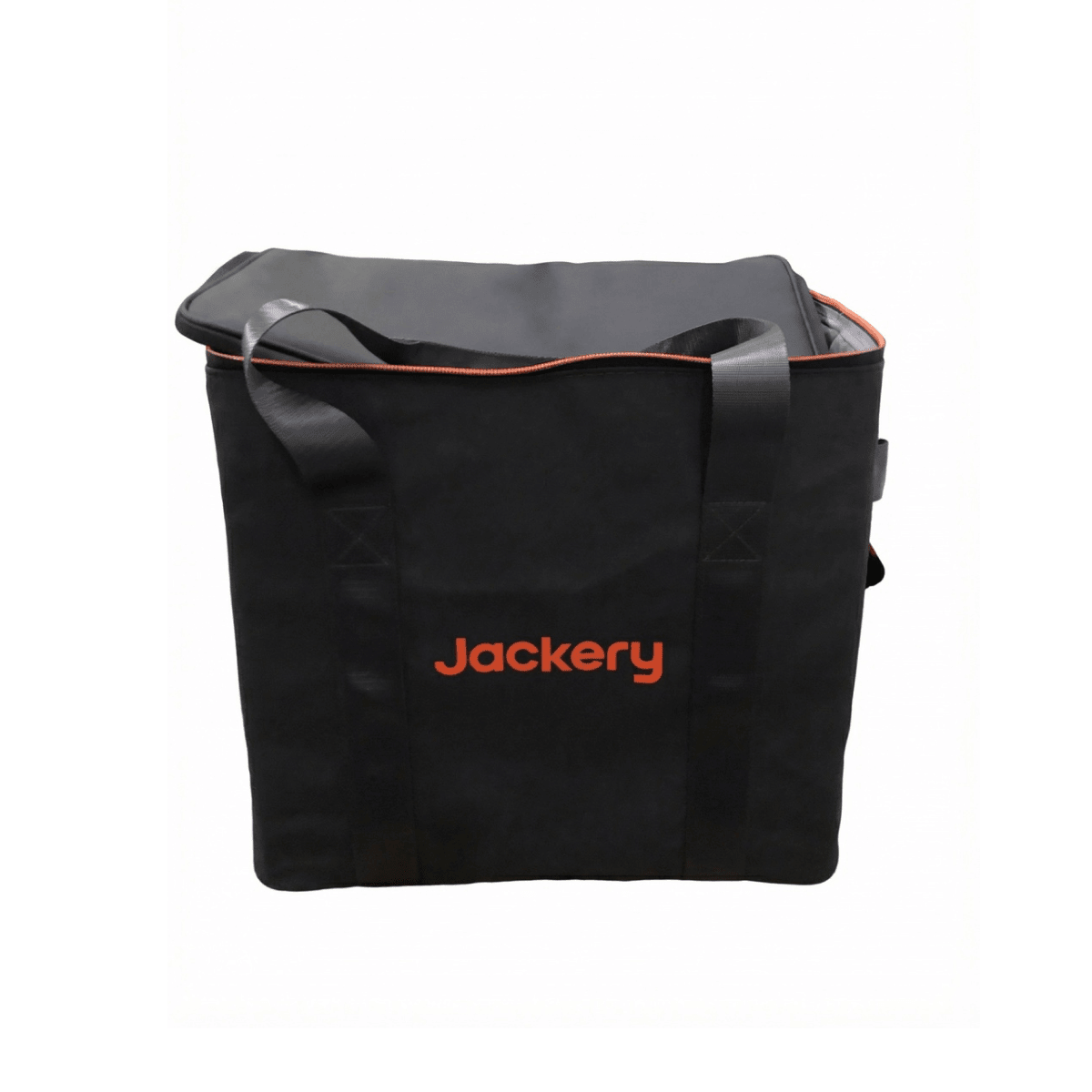 Jackery Upgraded Carrying Case (L) in black, designed for easy transport of portable power stations and accessories.