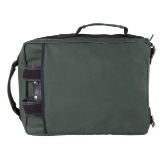 Backcountry Sportsman Convertible Jet-Setter duffel pack with adjustable straps and spacious main compartment, shown in black with sleek design.
