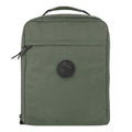 Backcountry Sportsman Convertible Jet-Setter duffel pack in olive green, showing adjustable straps and spacious design.