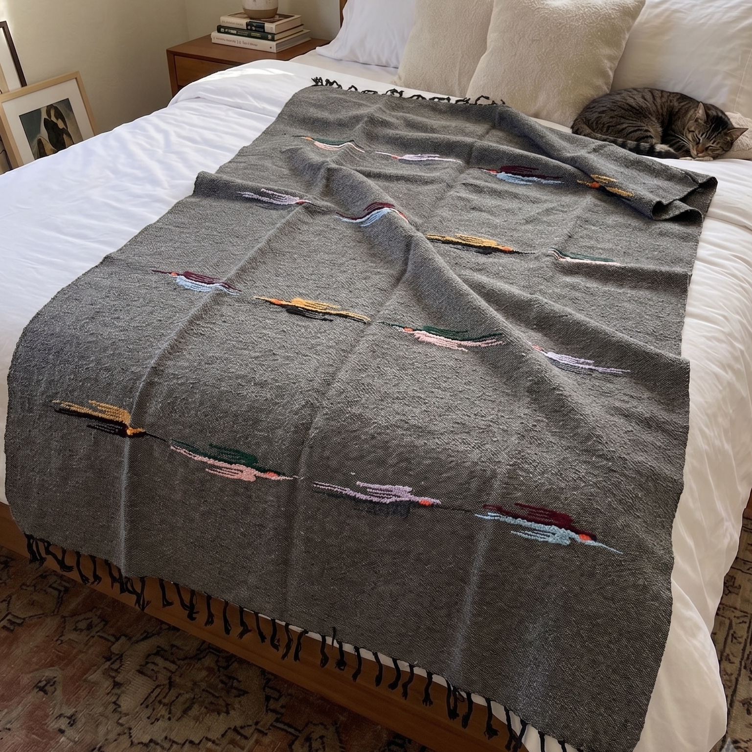 Charcoal Thunderbird Baja Blanket - OVERLANDERS Outfitter