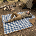 Wool Canvas Camping Blanket - Waxed Canvas Outdoor Blanket / Bushcraft Blanket - OVERLANDERS Outfitter