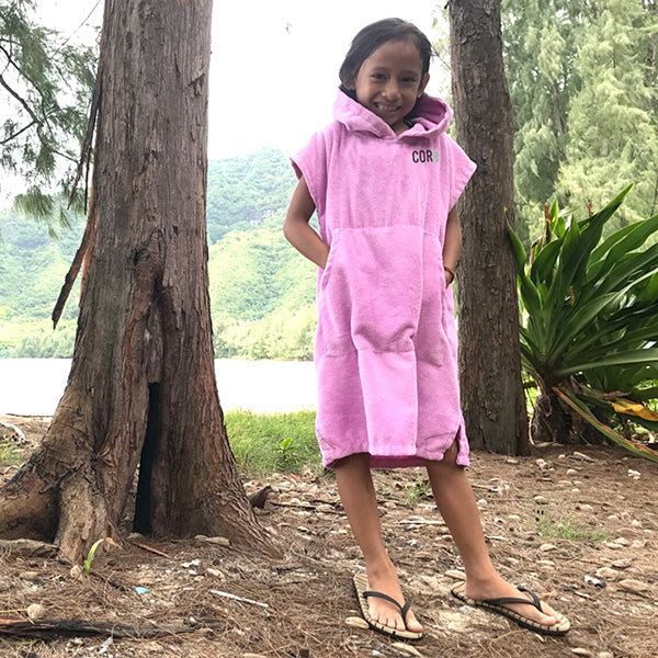 Kids Changing Towel Poncho - Solid Colors - OVERLANDERS Outfitter