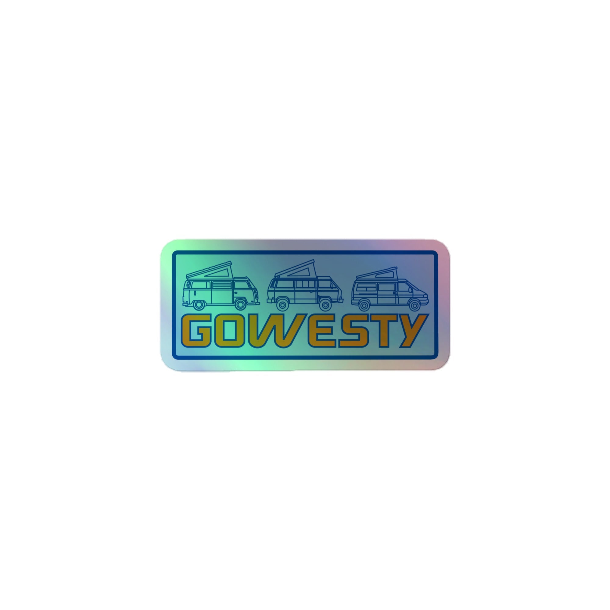 GoWesty Van Line-Up Holographic Sticker - OVERLANDERS Outfitter