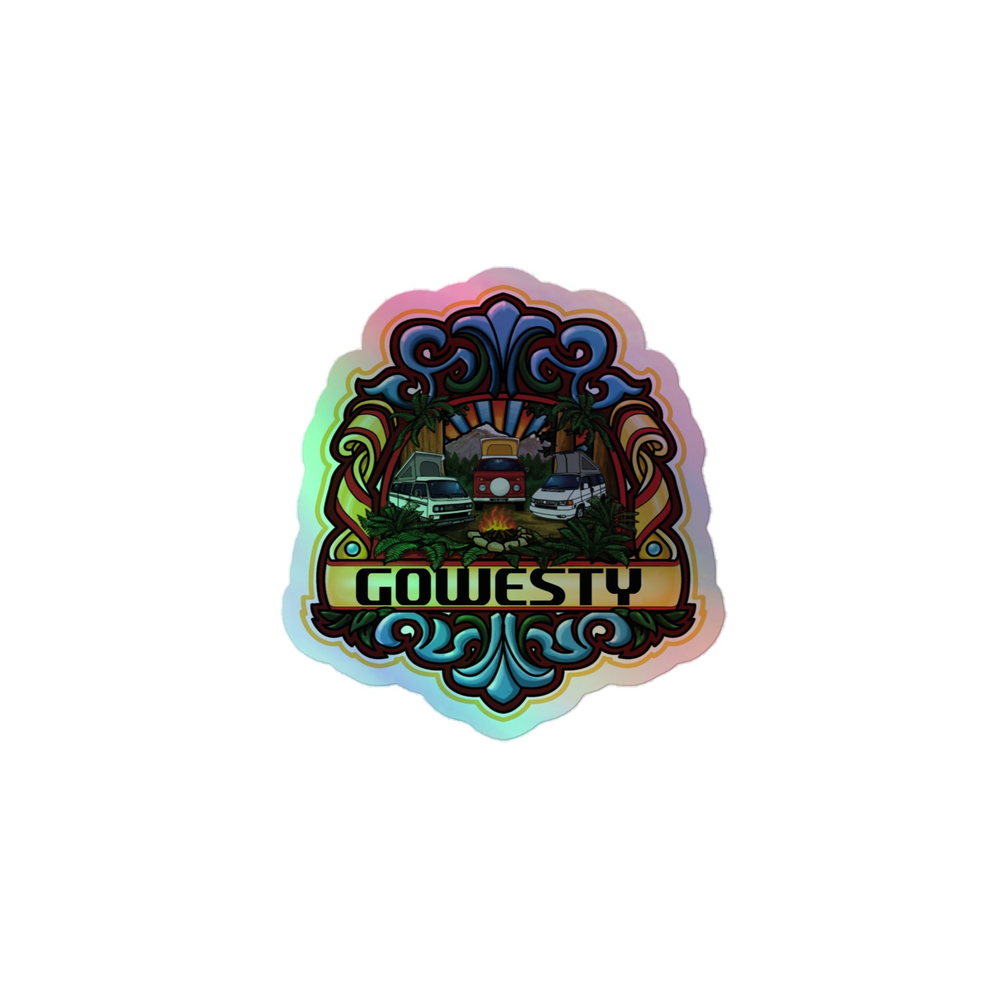 GoWesty Westylife Campfire Holographic Sticker - OVERLANDERS Outfitter