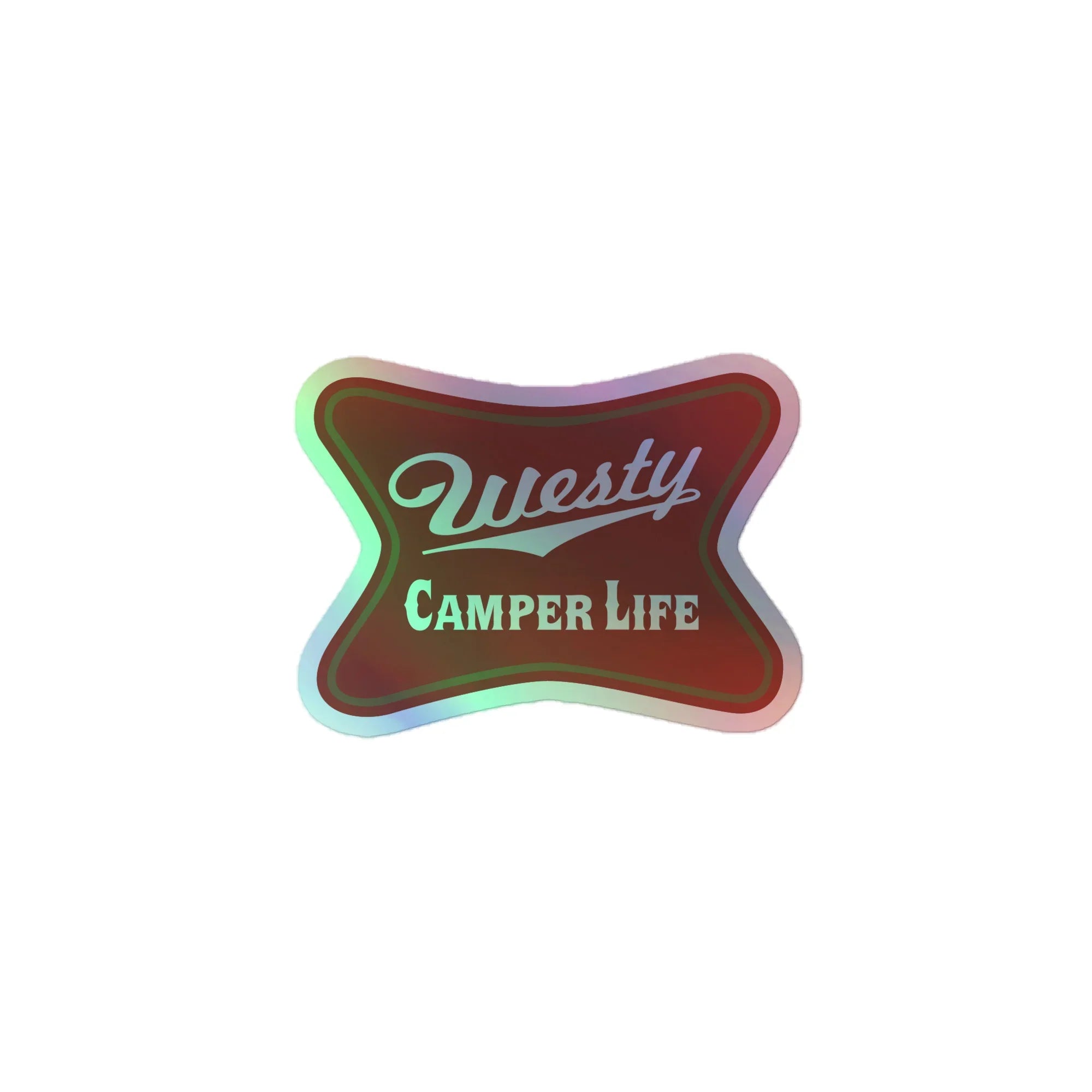 Westy Camper Life Holographic Sticker - OVERLANDERS Outfitter
