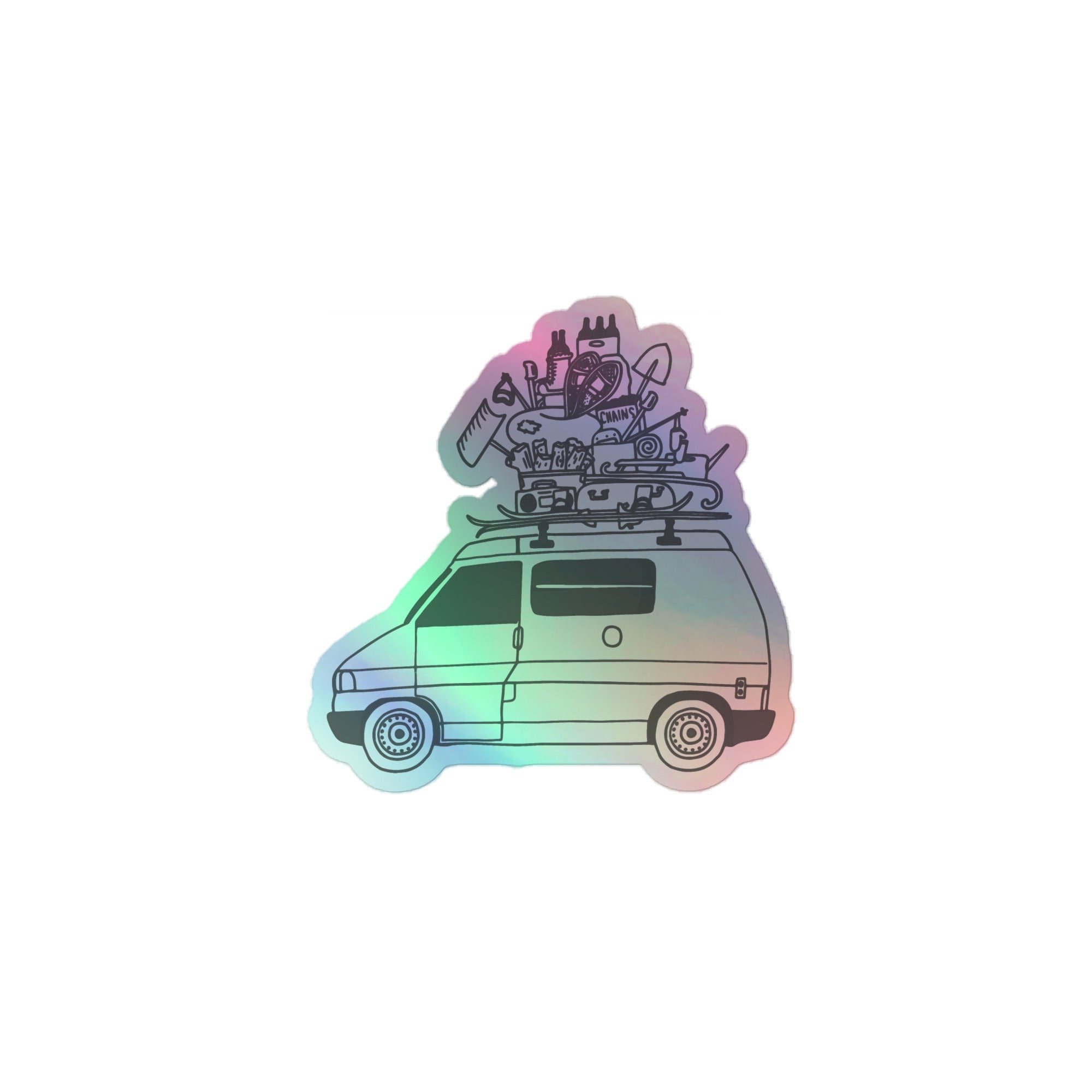 RAD Eurovan Holographic Sticker - OVERLANDERS Outfitter