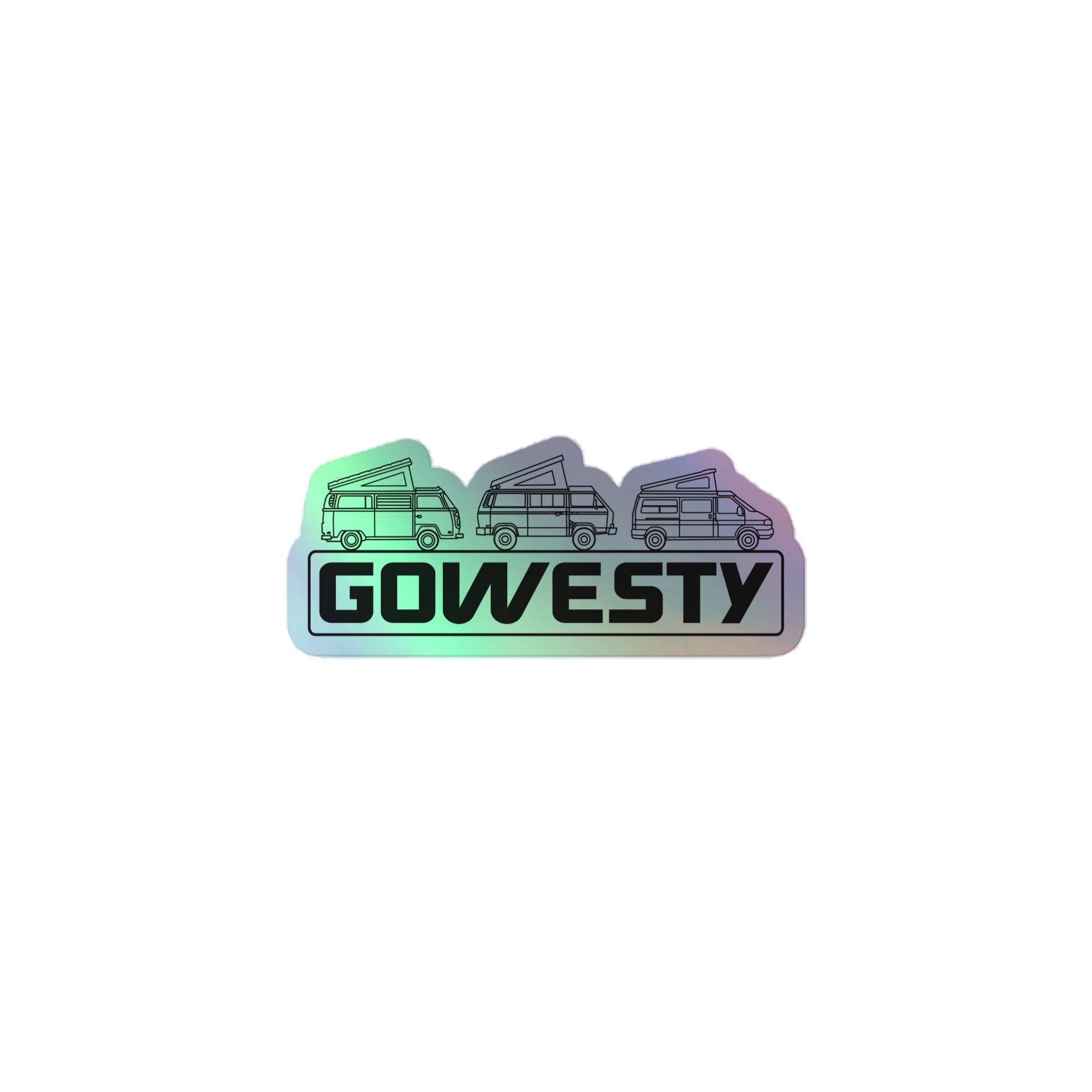 GoWesty Van Line-Up Holographic Sticker - OVERLANDERS Outfitter