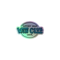 Support Your Local Van Club Blue Holographic Sticker - OVERLANDERS Outfitter