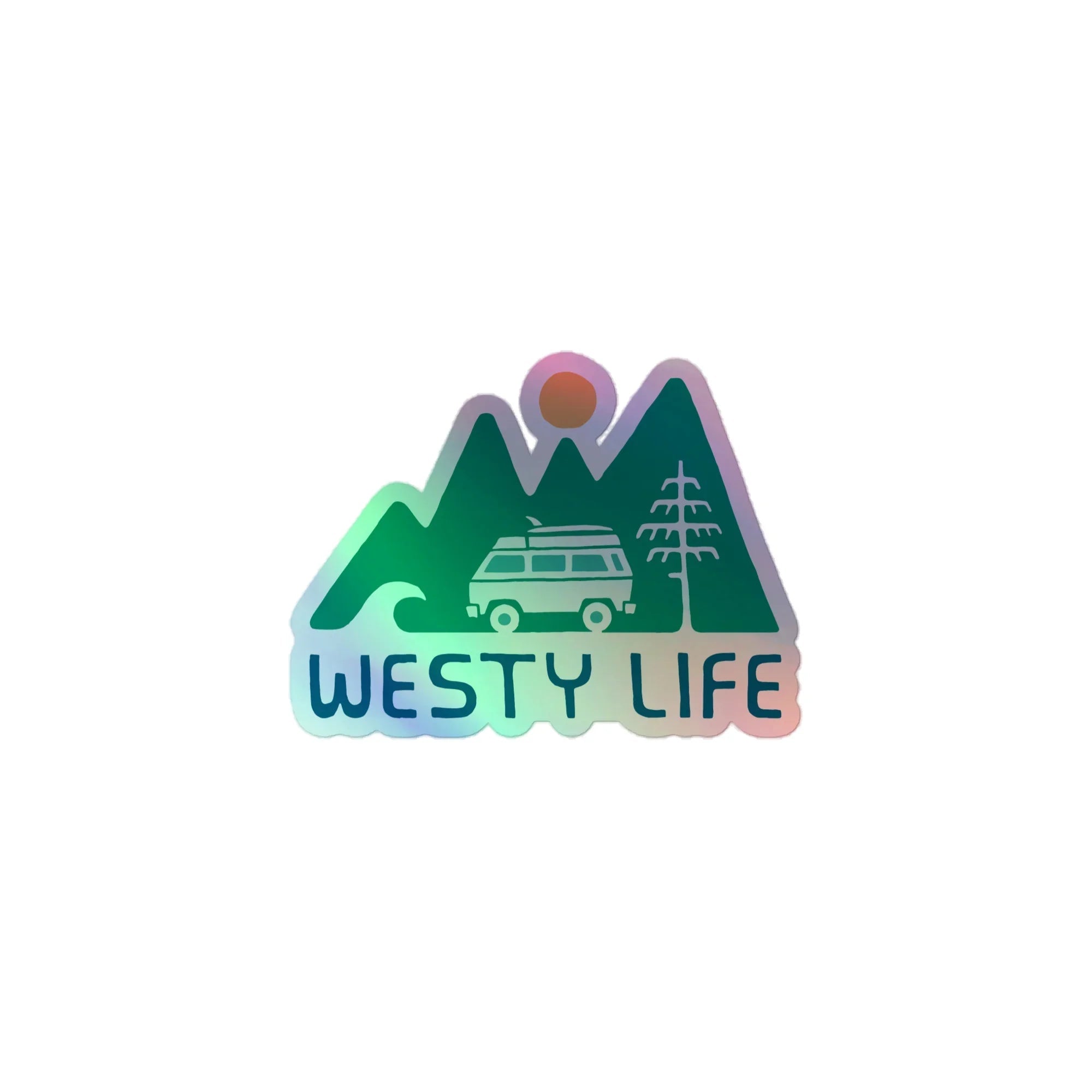 Rollyn Westy Life Holographic Sticker - OVERLANDERS Outfitter