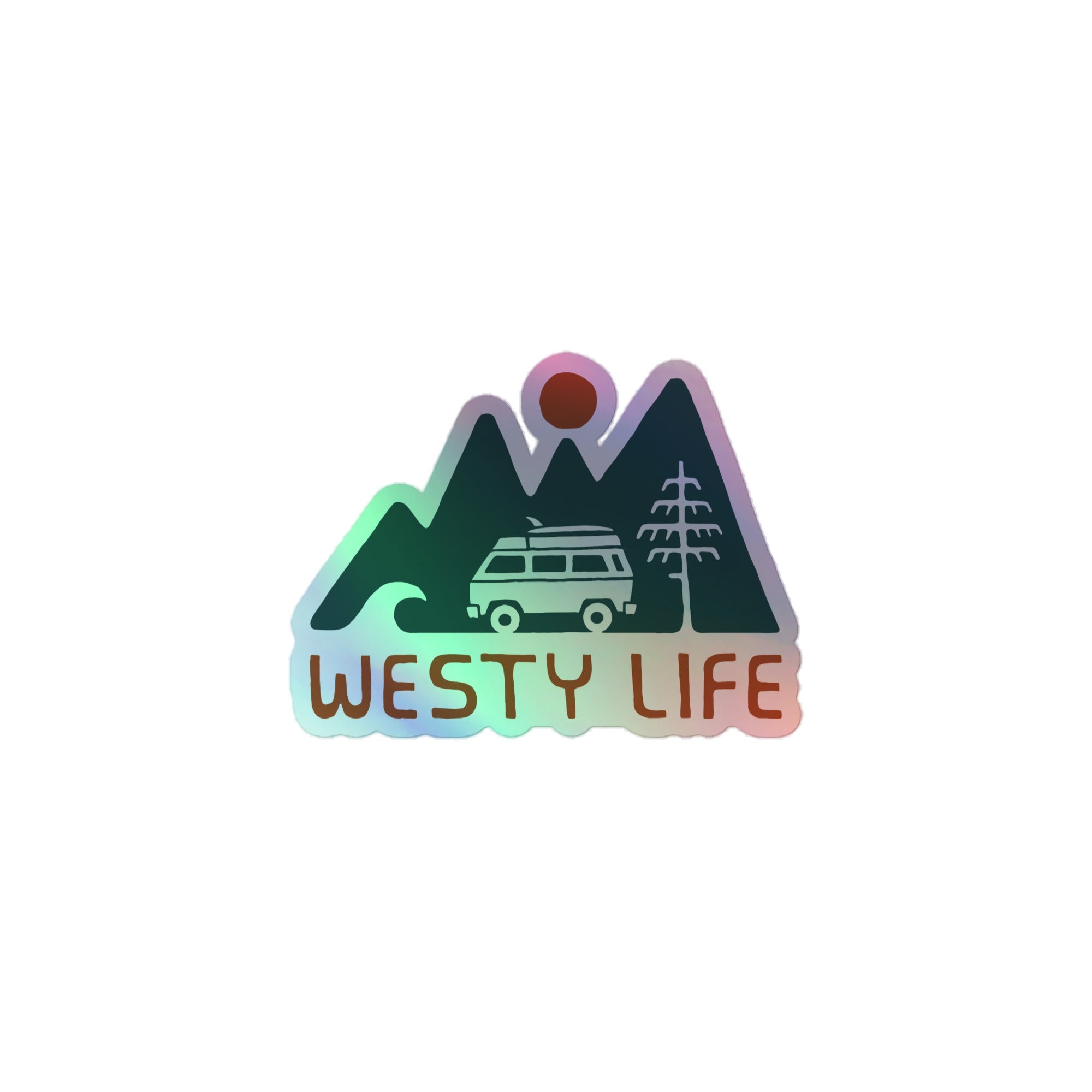 Rollyn Westy Life Holographic Sticker - OVERLANDERS Outfitter