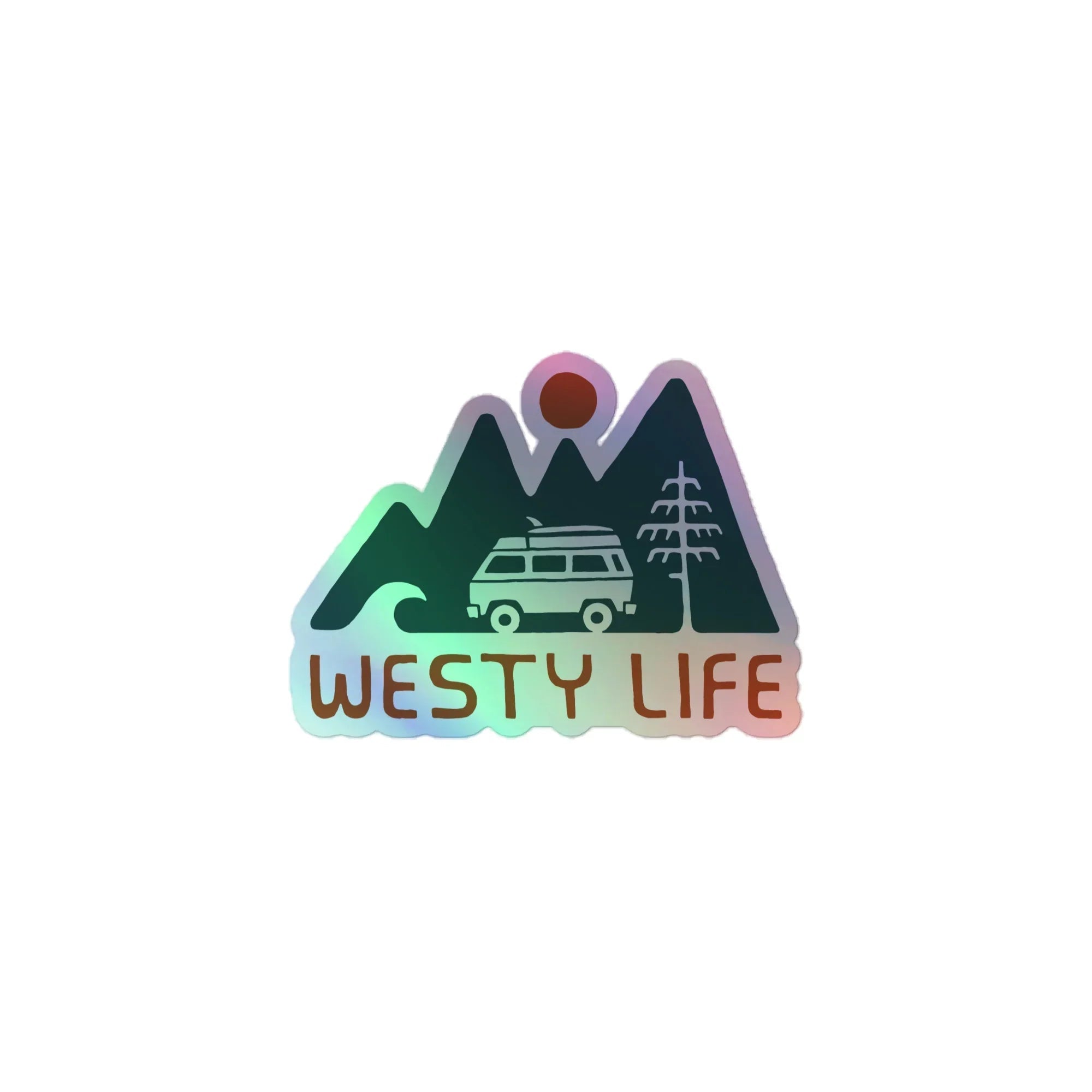 Rollyn Westy Life Holographic Sticker - OVERLANDERS Outfitter