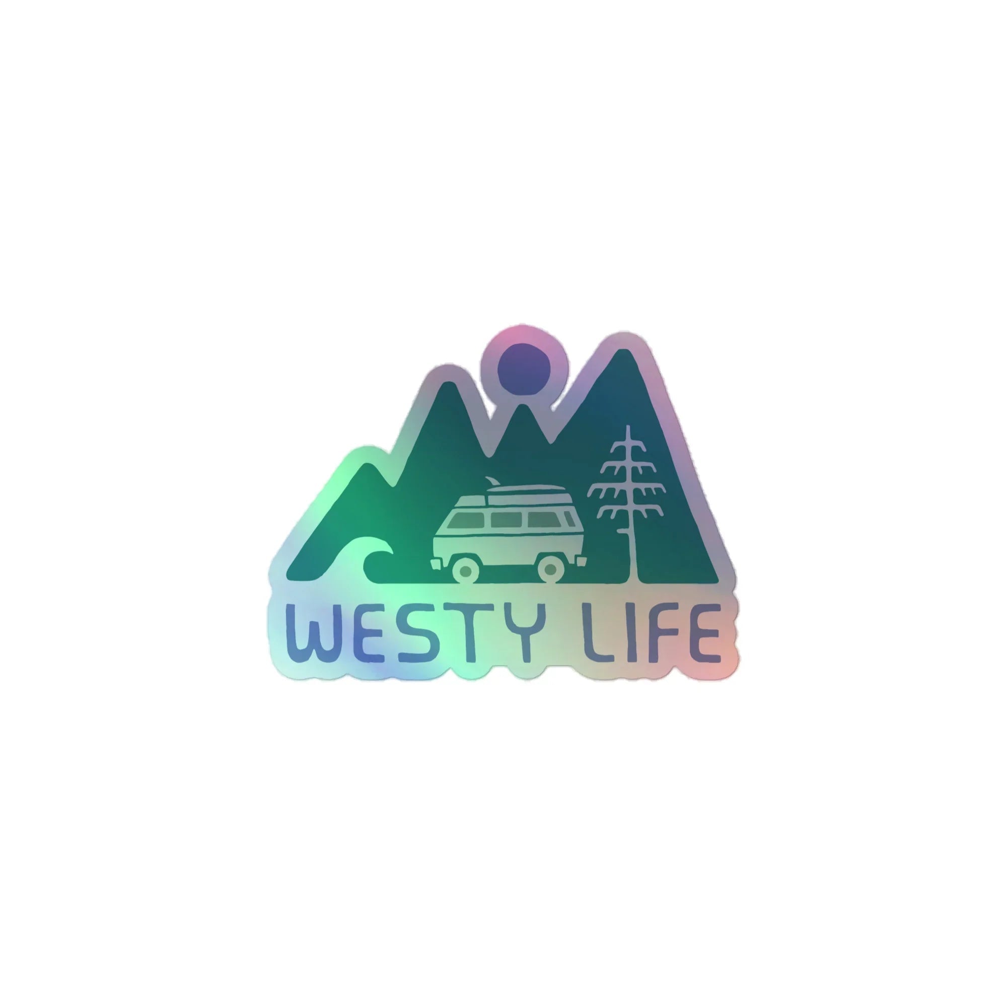 Rollyn Westy Life Holographic Sticker - OVERLANDERS Outfitter
