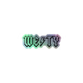 High Voltage Westy Holographic Sticker - OVERLANDERS Outfitter