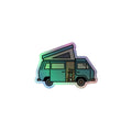 Dog in Van Holographic Sticker - OVERLANDERS Outfitter