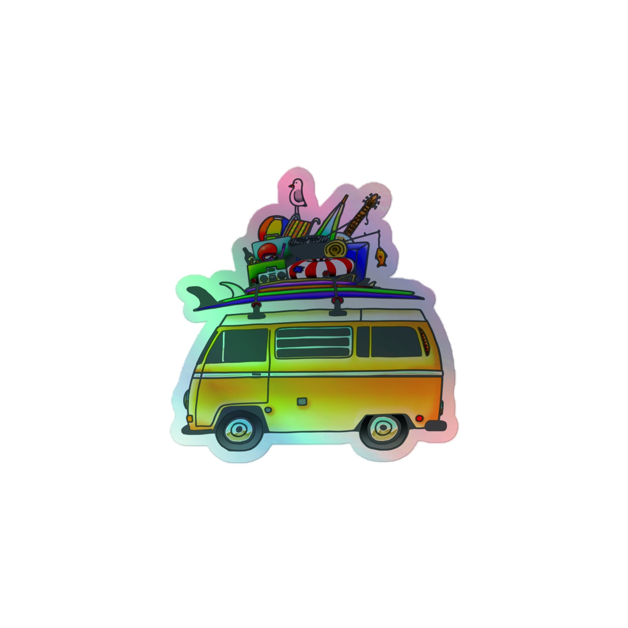 RAD Bus Holographic Sticker - OVERLANDERS Outfitter