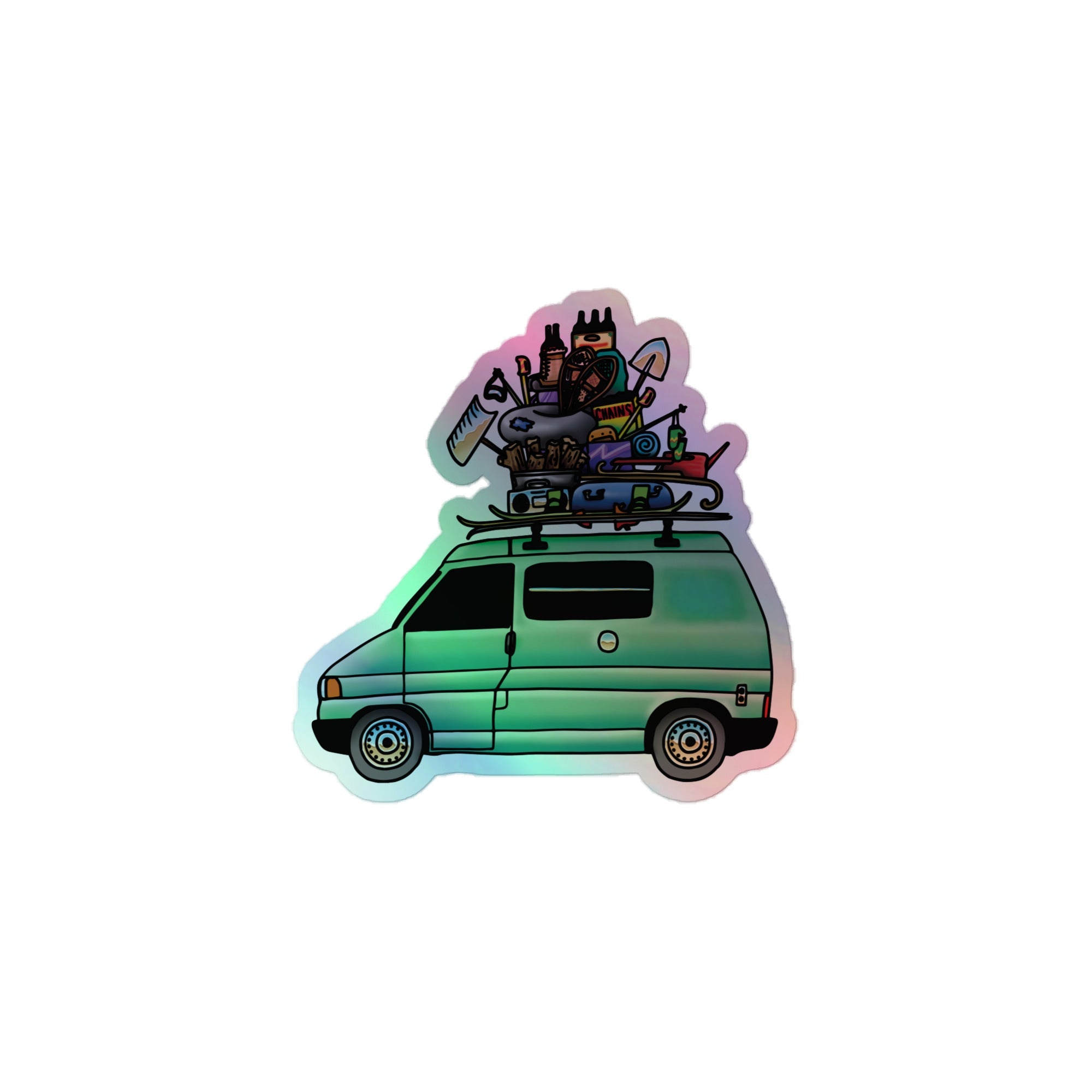 RAD Eurovan Holographic Sticker - OVERLANDERS Outfitter