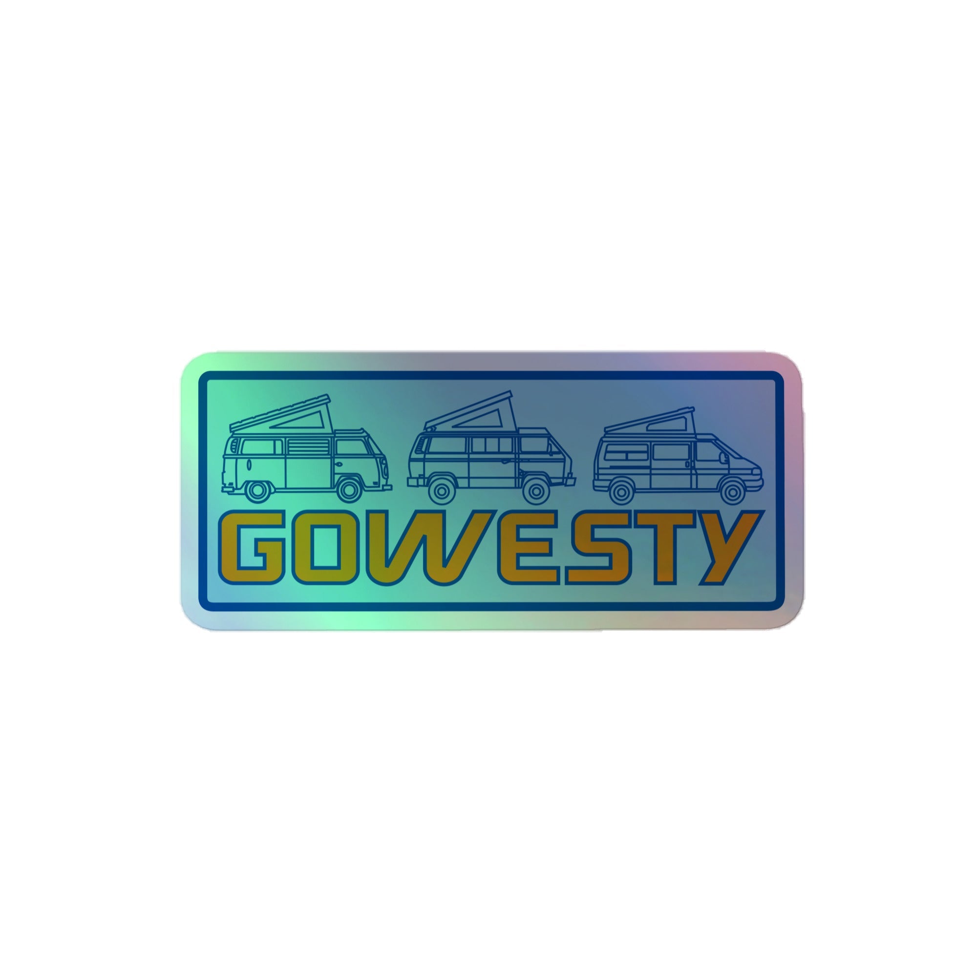 GoWesty Van Line-Up Holographic Sticker - OVERLANDERS Outfitter