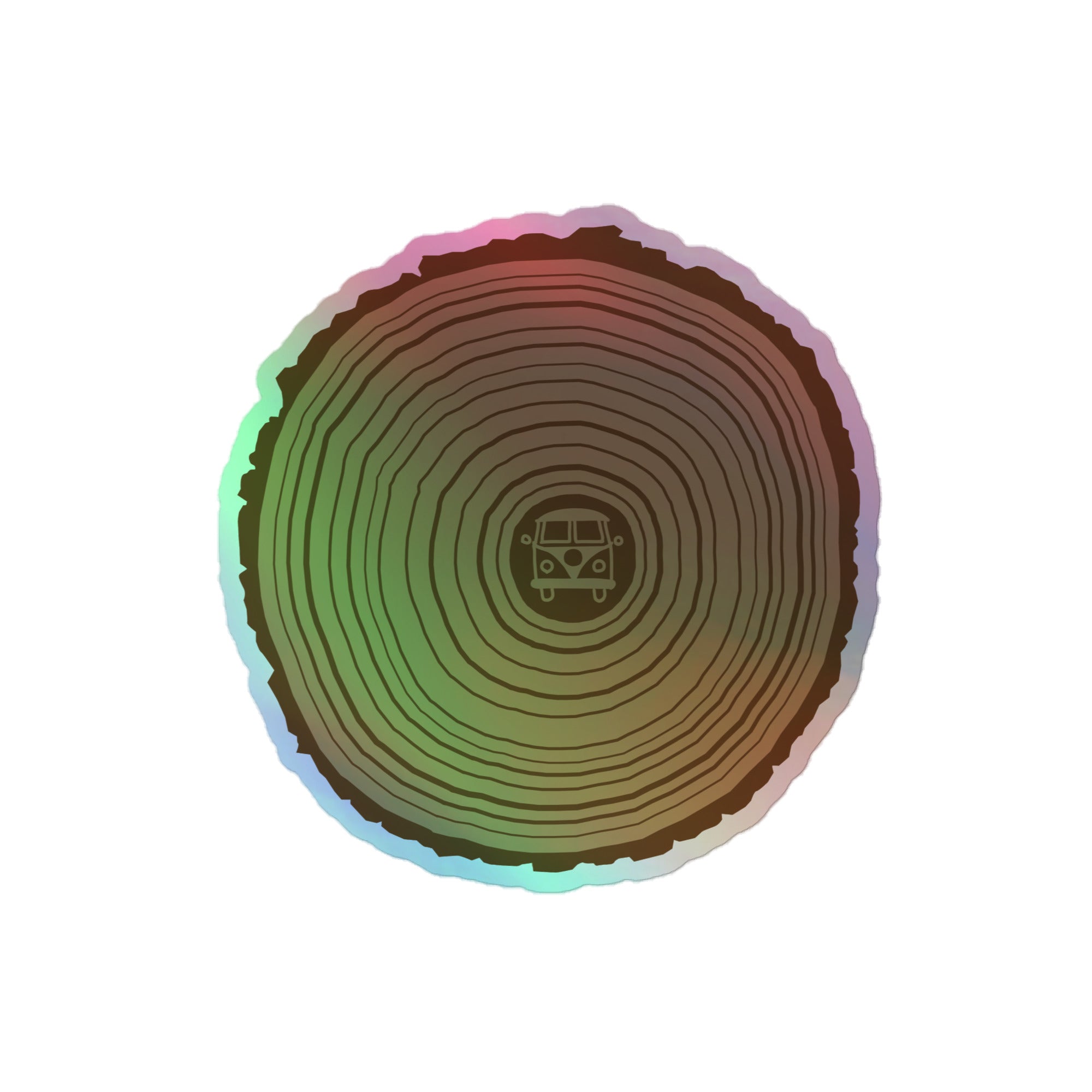 Origin Tree Ring Holographic Sticker - OVERLANDERS Outfitter
