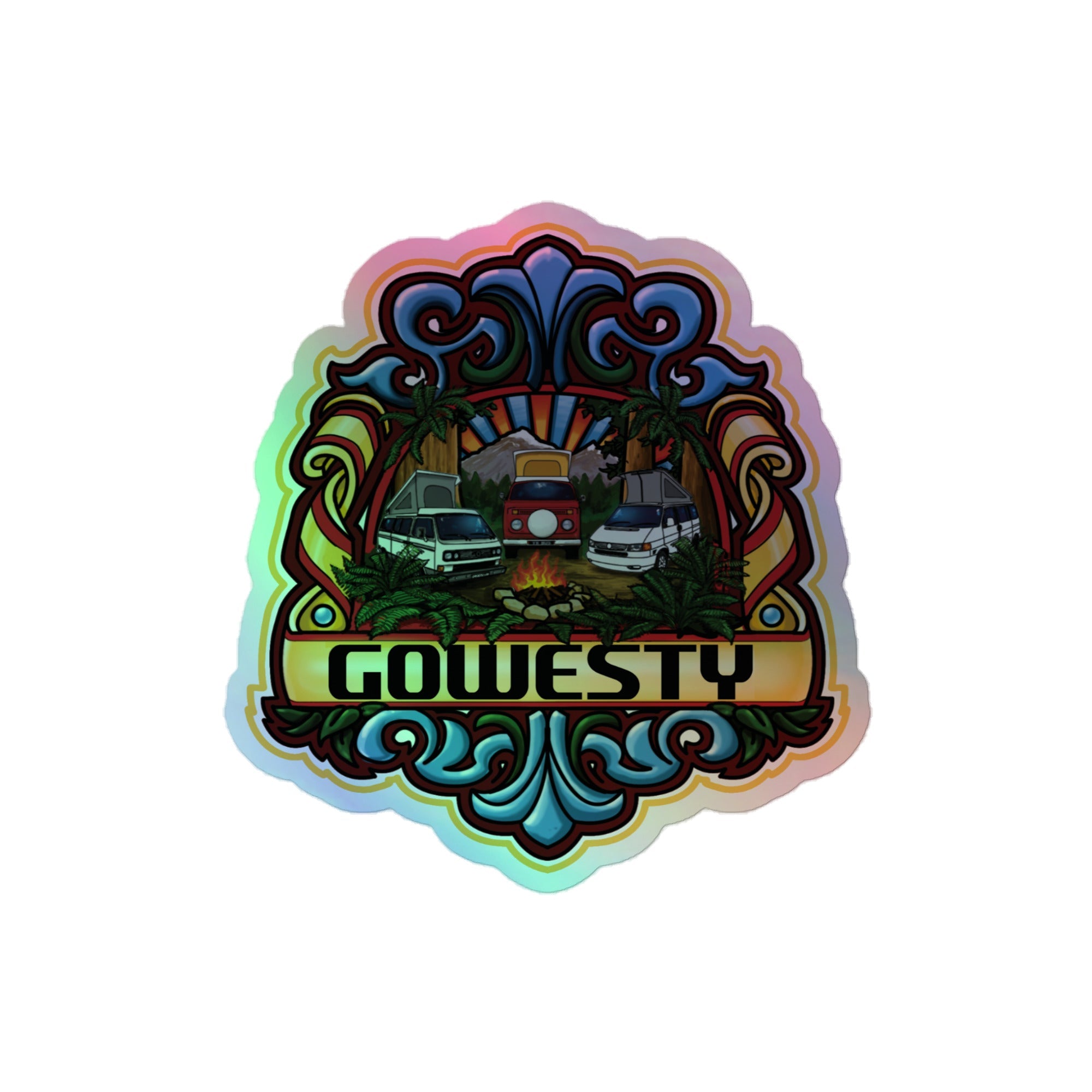 GoWesty Westylife Campfire Holographic Sticker - OVERLANDERS Outfitter