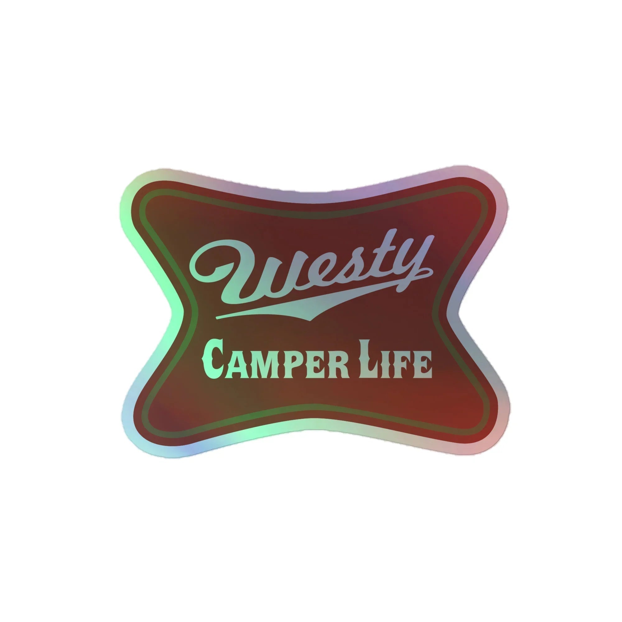 Westy Camper Life Holographic Sticker - OVERLANDERS Outfitter