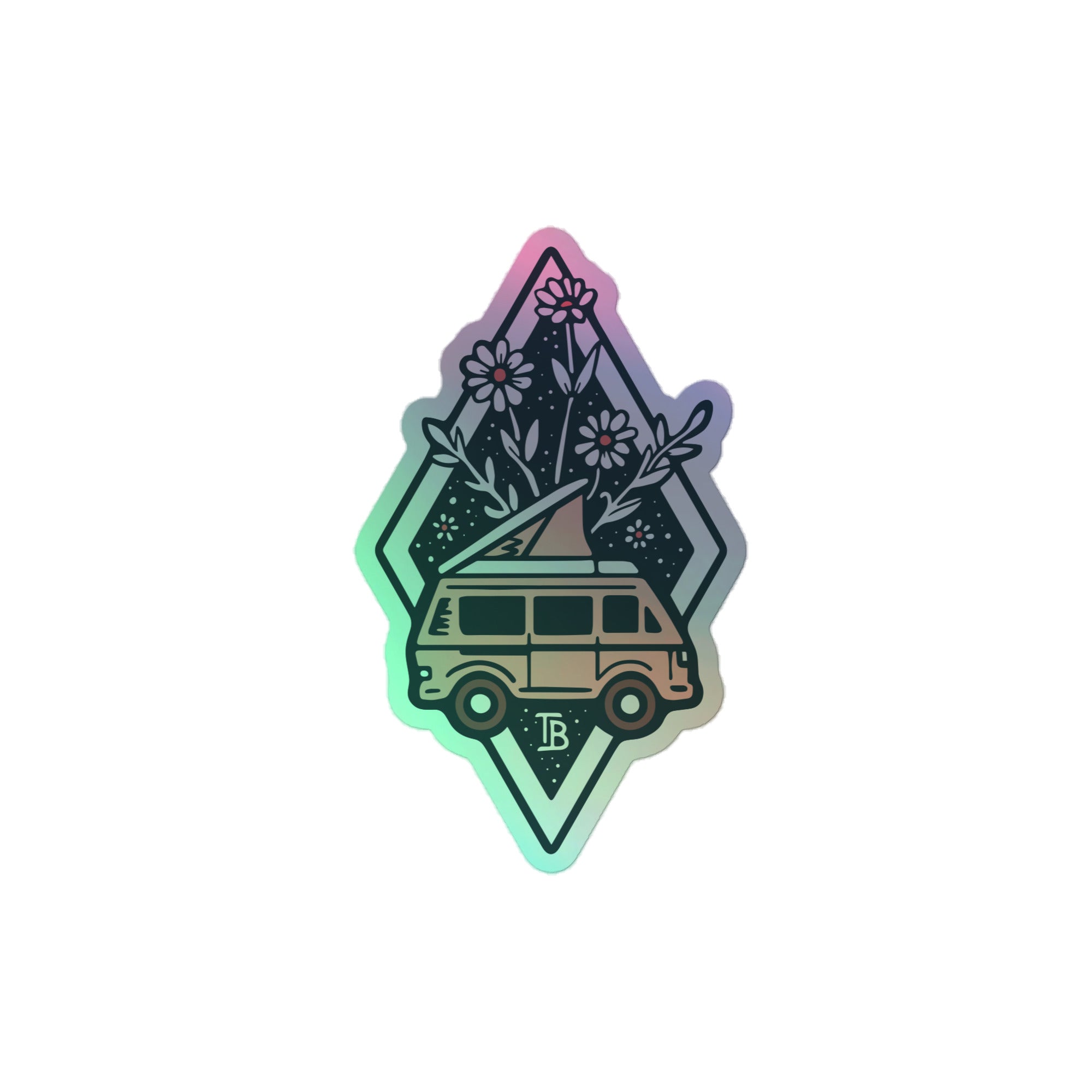 Bloom Holographic Sticker - OVERLANDERS Outfitter