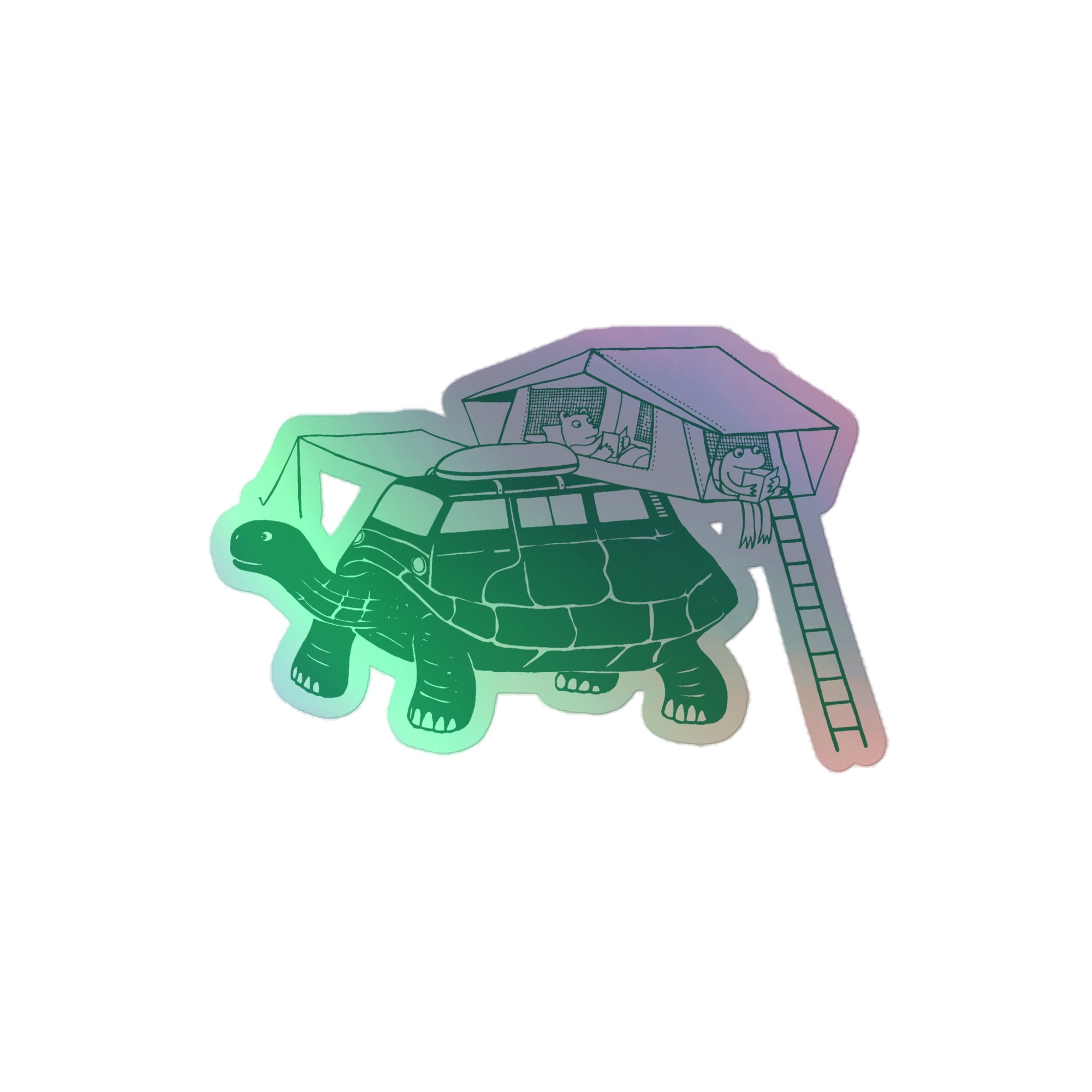 Tin-Top Turtle Vanimal Holographic Sticker - OVERLANDERS Outfitter