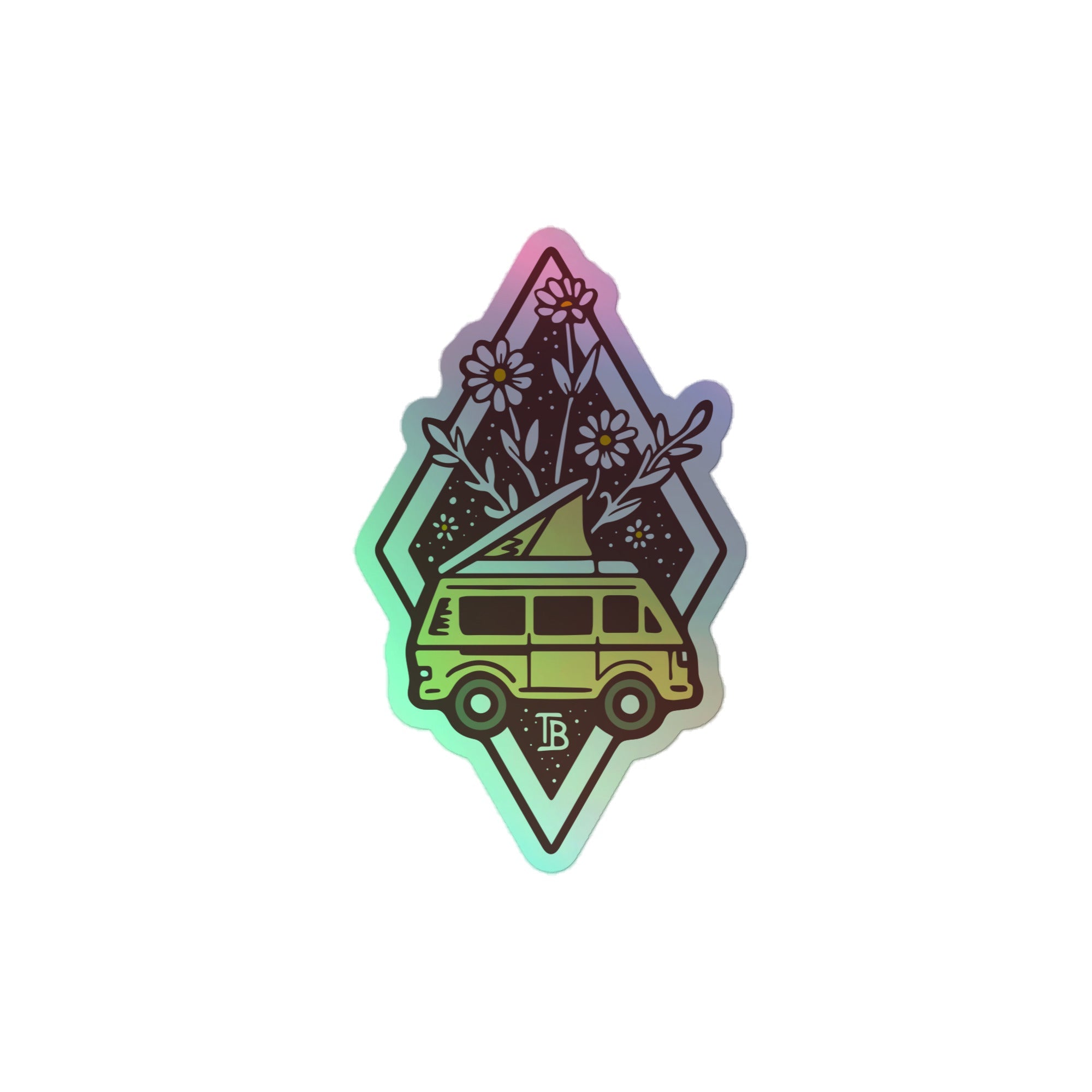 Bloom Holographic Sticker - OVERLANDERS Outfitter