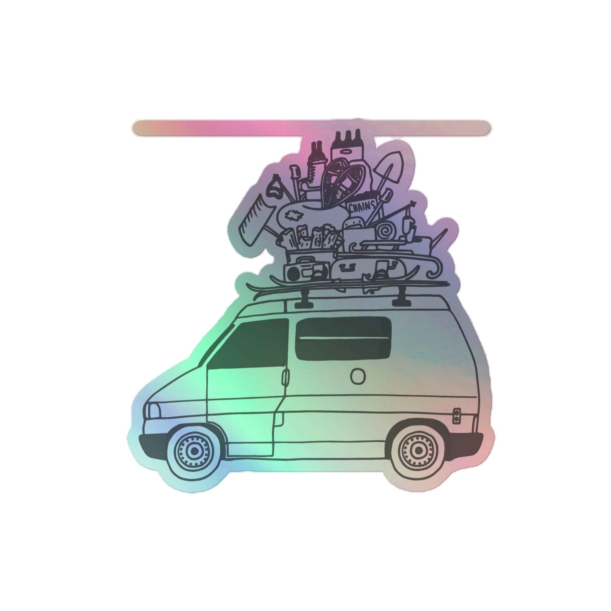 RAD Eurovan Holographic Sticker - OVERLANDERS Outfitter
