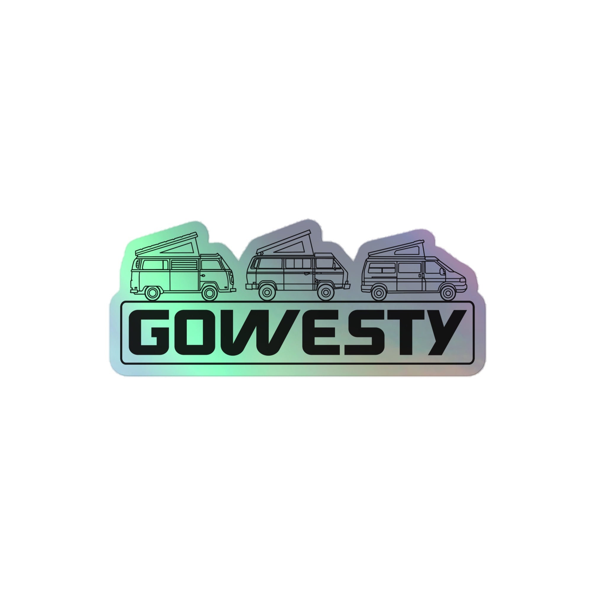 GoWesty Van Line-Up Holographic Sticker - OVERLANDERS Outfitter