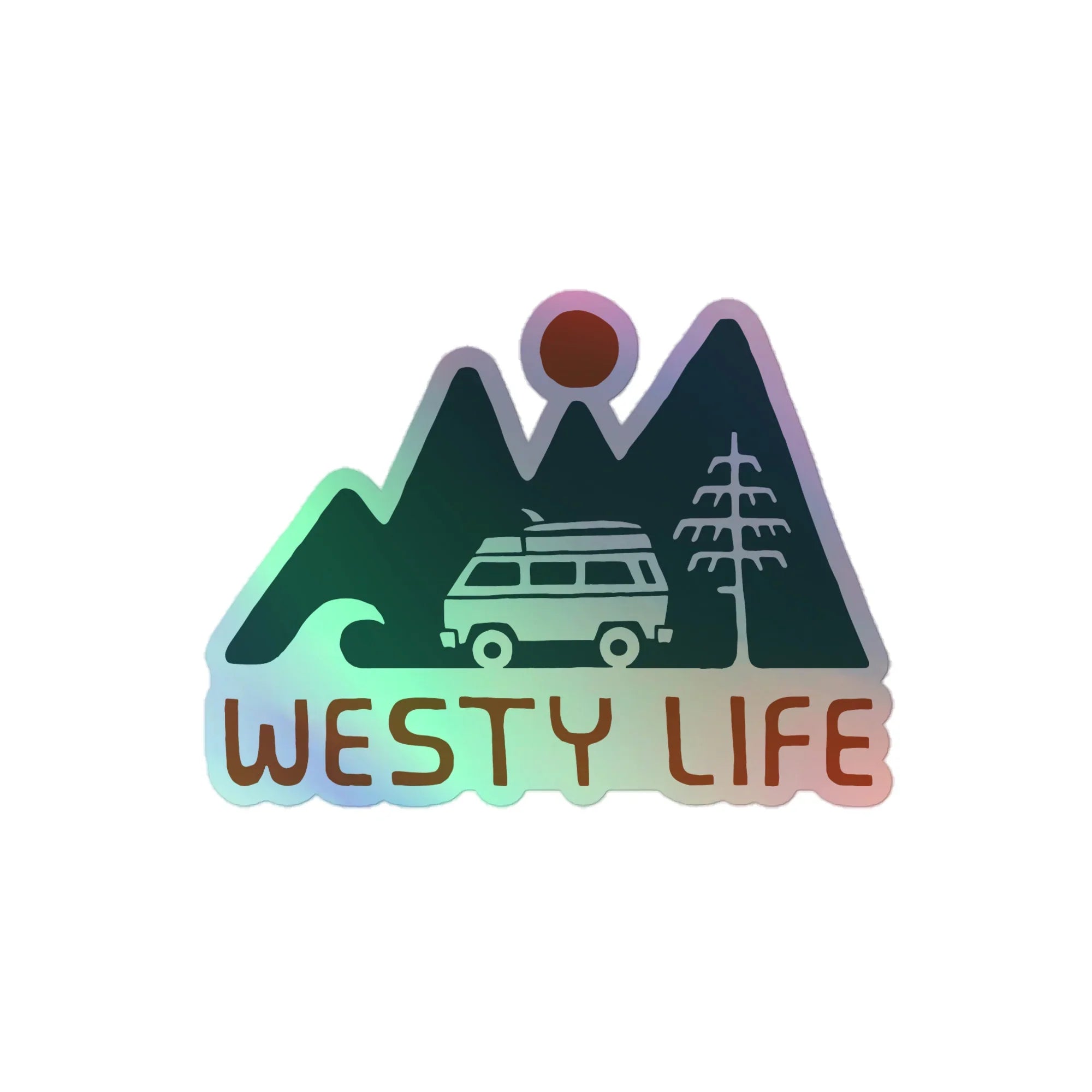 Rollyn Westy Life Holographic Sticker - OVERLANDERS Outfitter