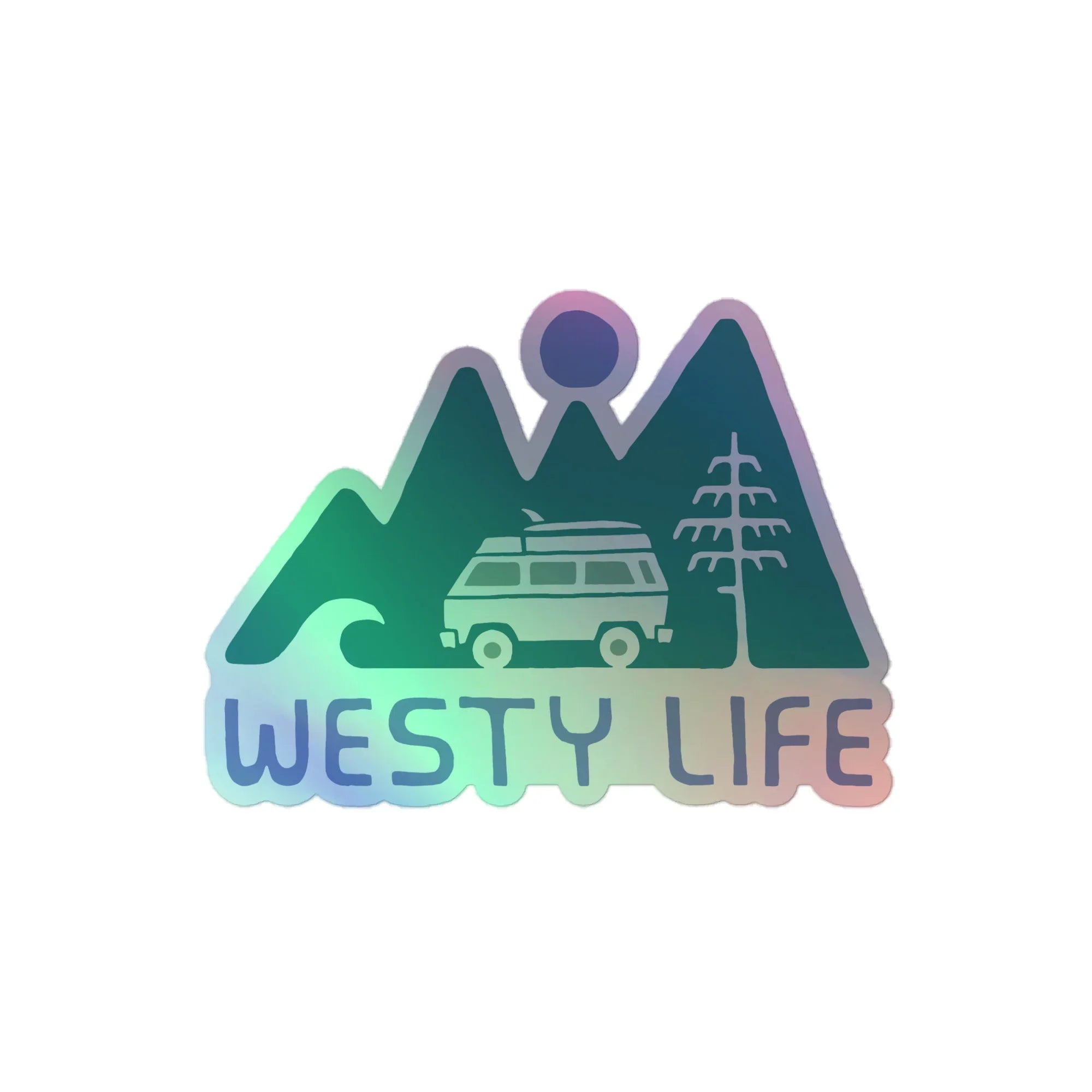 Rollyn Westy Life Holographic Sticker - OVERLANDERS Outfitter