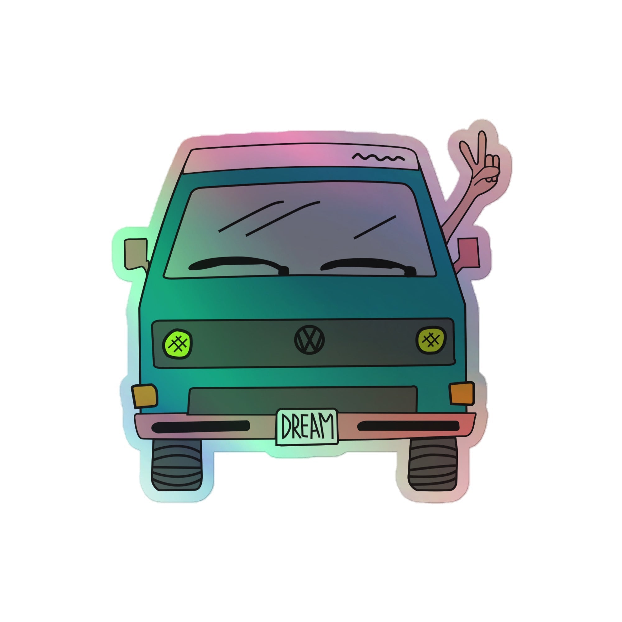 Dream Machine Holographic Sticker - OVERLANDERS Outfitter
