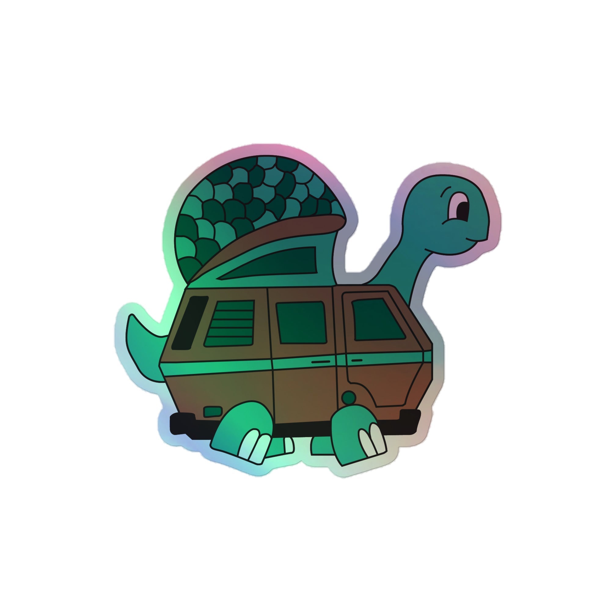 Tom Turtle Holographic Sticker - OVERLANDERS Outfitter