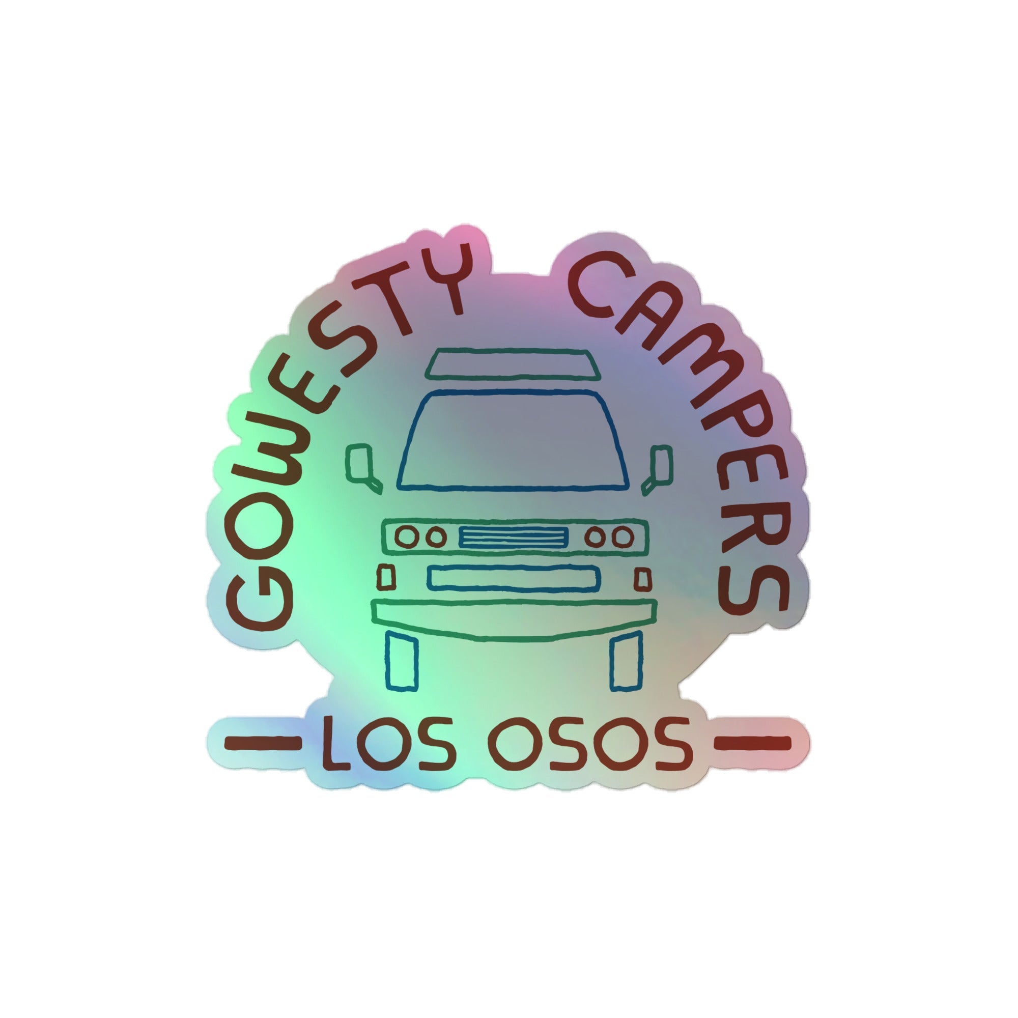 GoWesty Campers "Friendly Face" Holographic Sticker - OVERLANDERS Outfitter