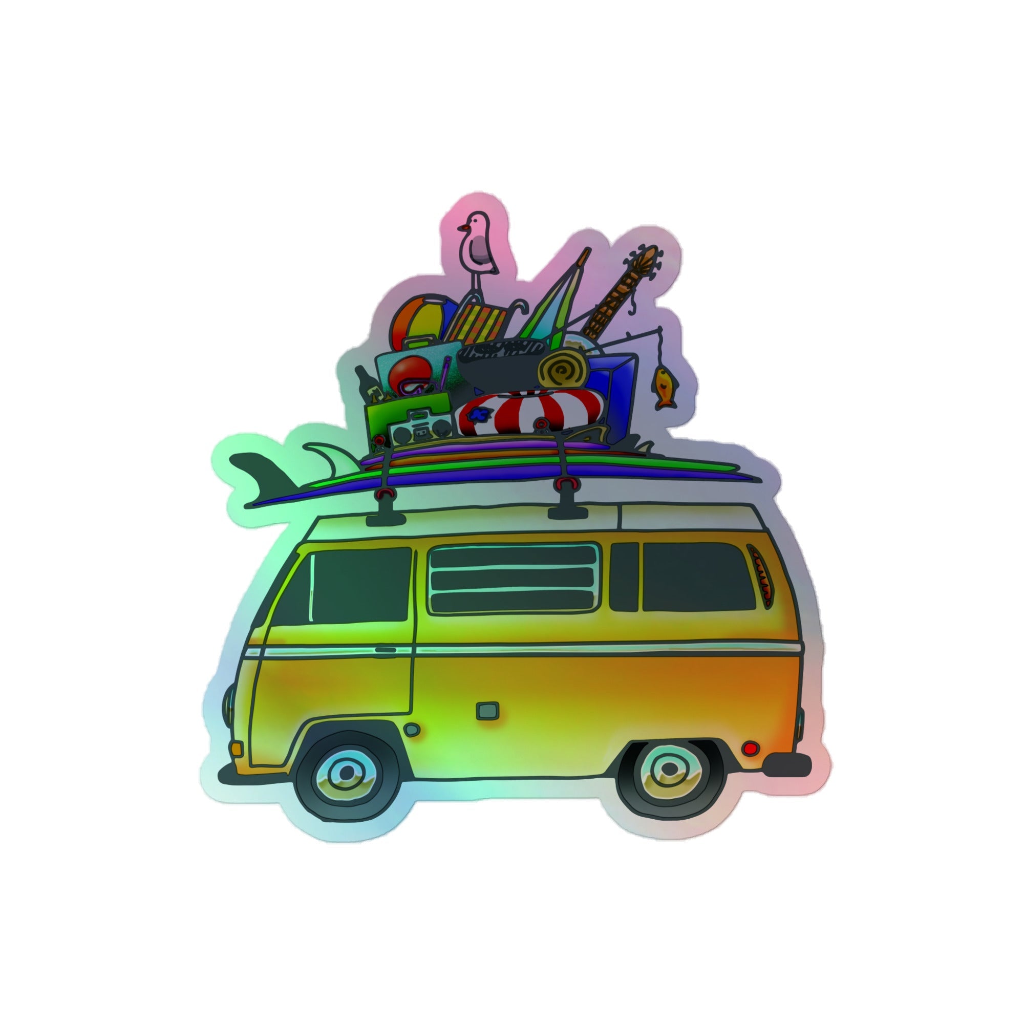 RAD Bus Holographic Sticker - OVERLANDERS Outfitter