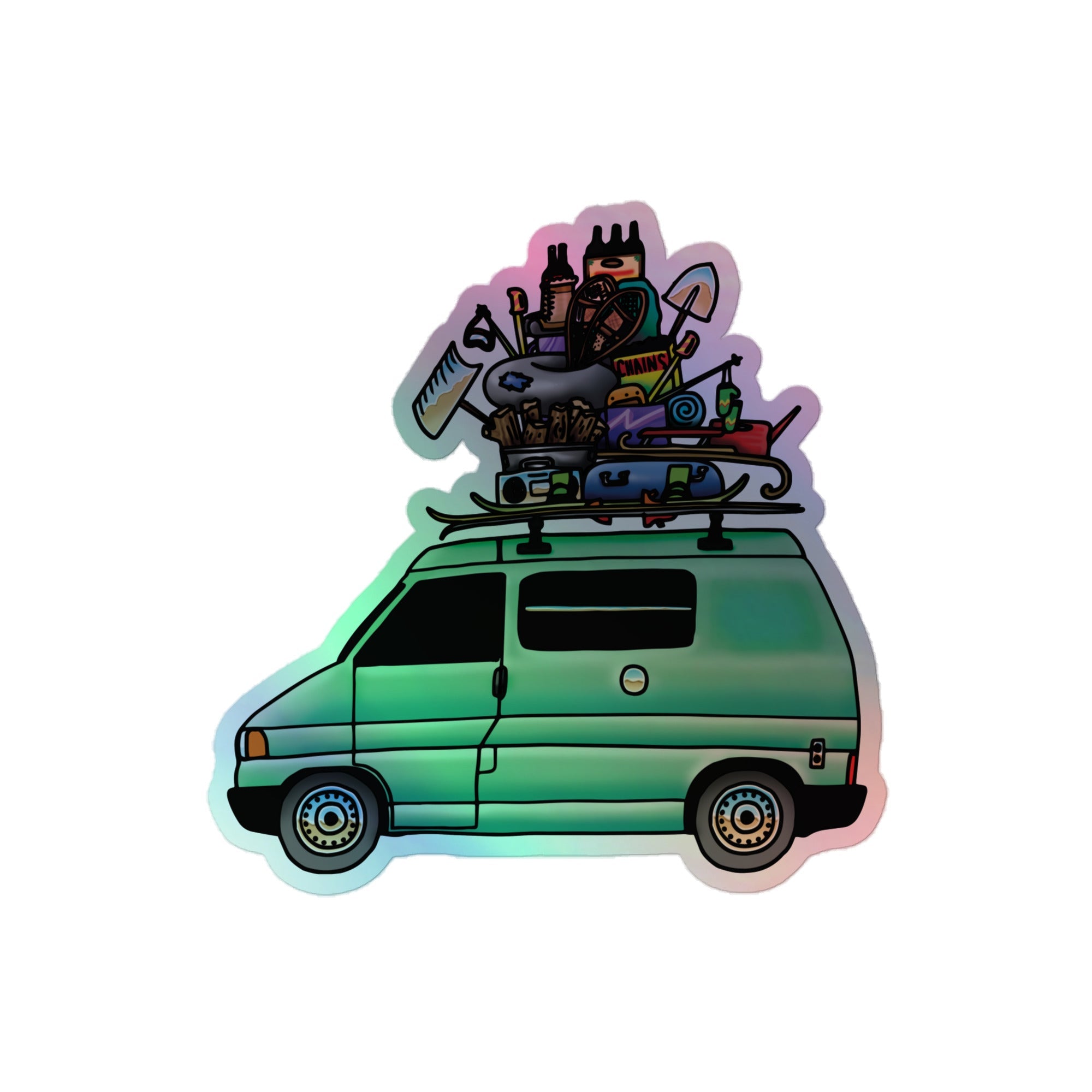 RAD Eurovan Holographic Sticker - OVERLANDERS Outfitter