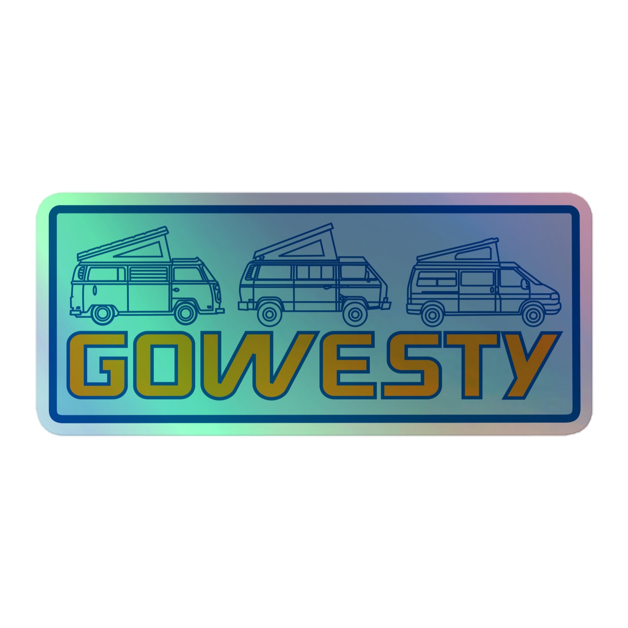 GoWesty Van Line-Up Holographic Sticker - OVERLANDERS Outfitter